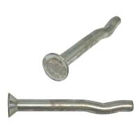 1/4" X 1-1/2" Flat Head Spike, Pin Anchor, Tamperproof, Zinc